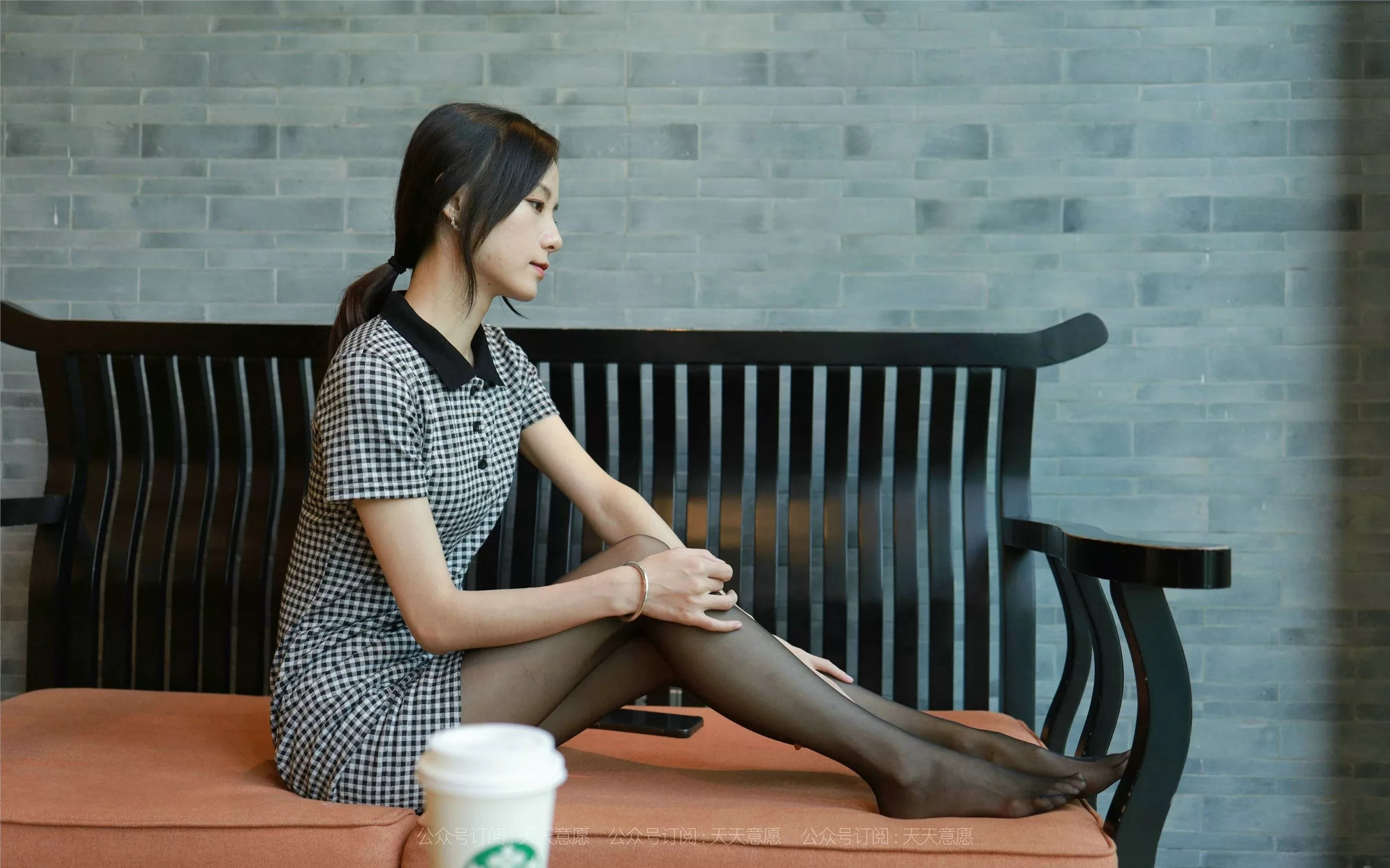 【异思趣向IESS】 丝享家882：小六《下午茶的格子短裙》【86P】 2021.08.07