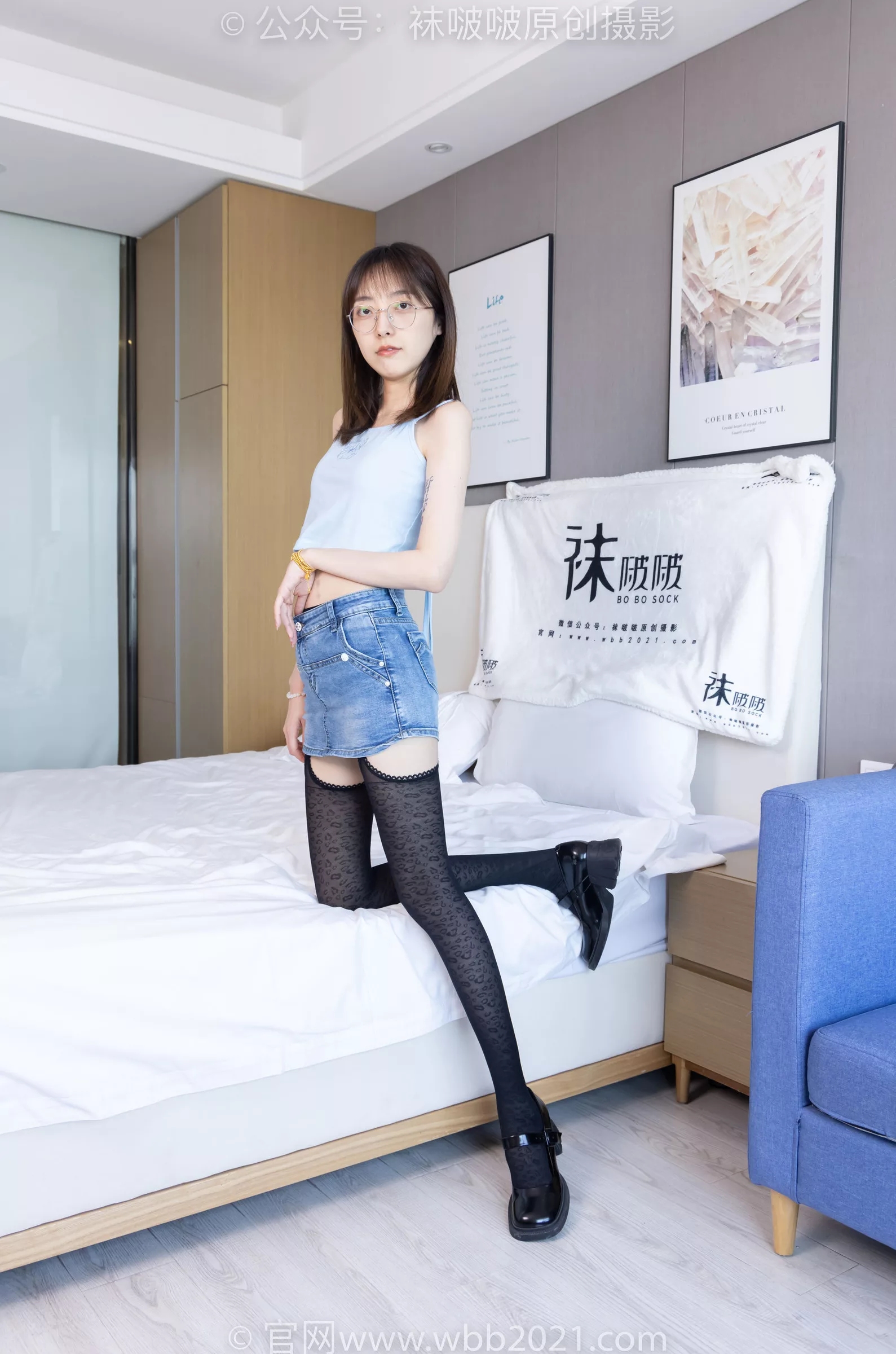 稚予 BoBoSocks袜啵啵 -高跟鞋、皮鞋、健体鞋、厚黑色丝袜 No.385