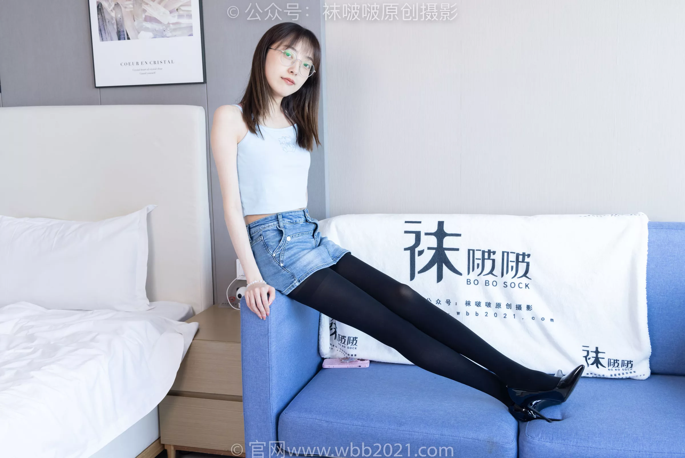 稚予 BoBoSocks袜啵啵 -高跟鞋、皮鞋、健体鞋、厚黑色丝袜 No.385