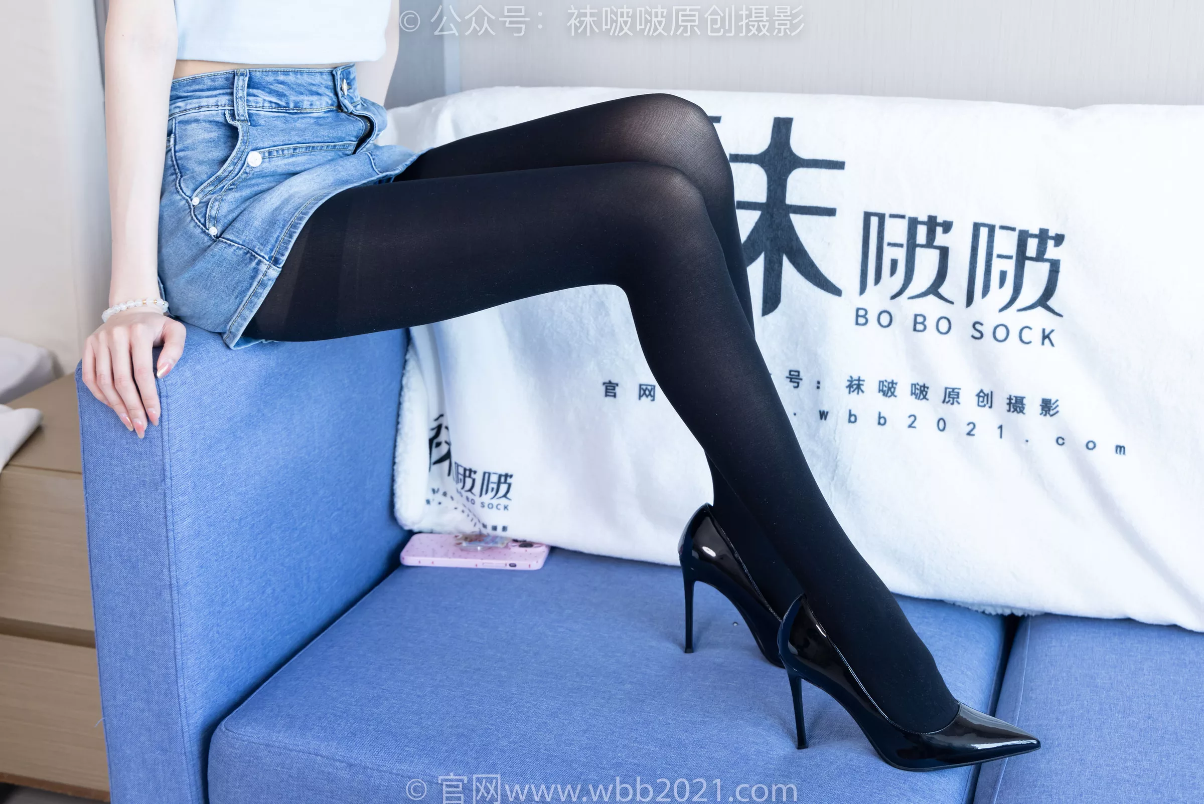 稚予 BoBoSocks袜啵啵 -高跟鞋、皮鞋、健体鞋、厚黑色丝袜 No.385