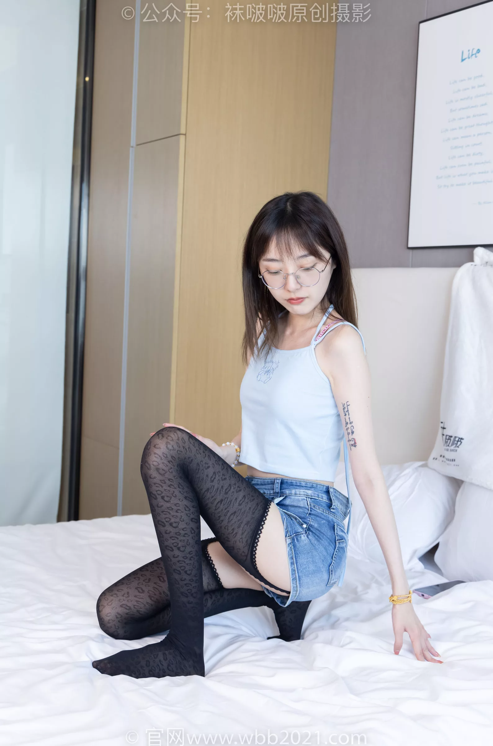 稚予 BoBoSocks袜啵啵 -高跟鞋、皮鞋、健体鞋、厚黑色丝袜 No.385