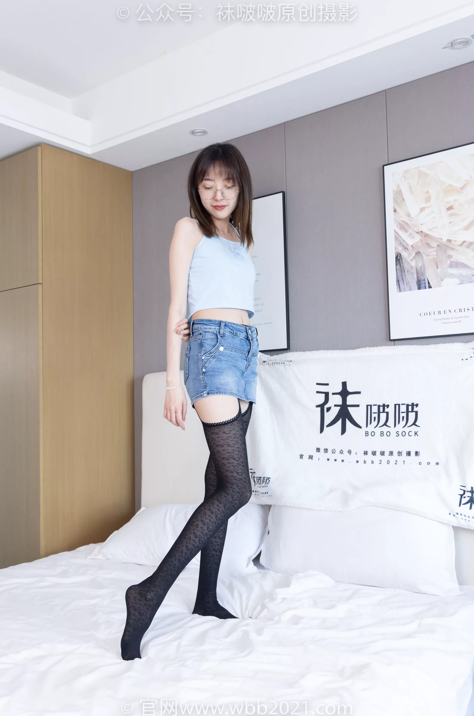 稚予 BoBoSocks袜啵啵 -高跟鞋、皮鞋、健体鞋、厚黑色丝袜 No.385