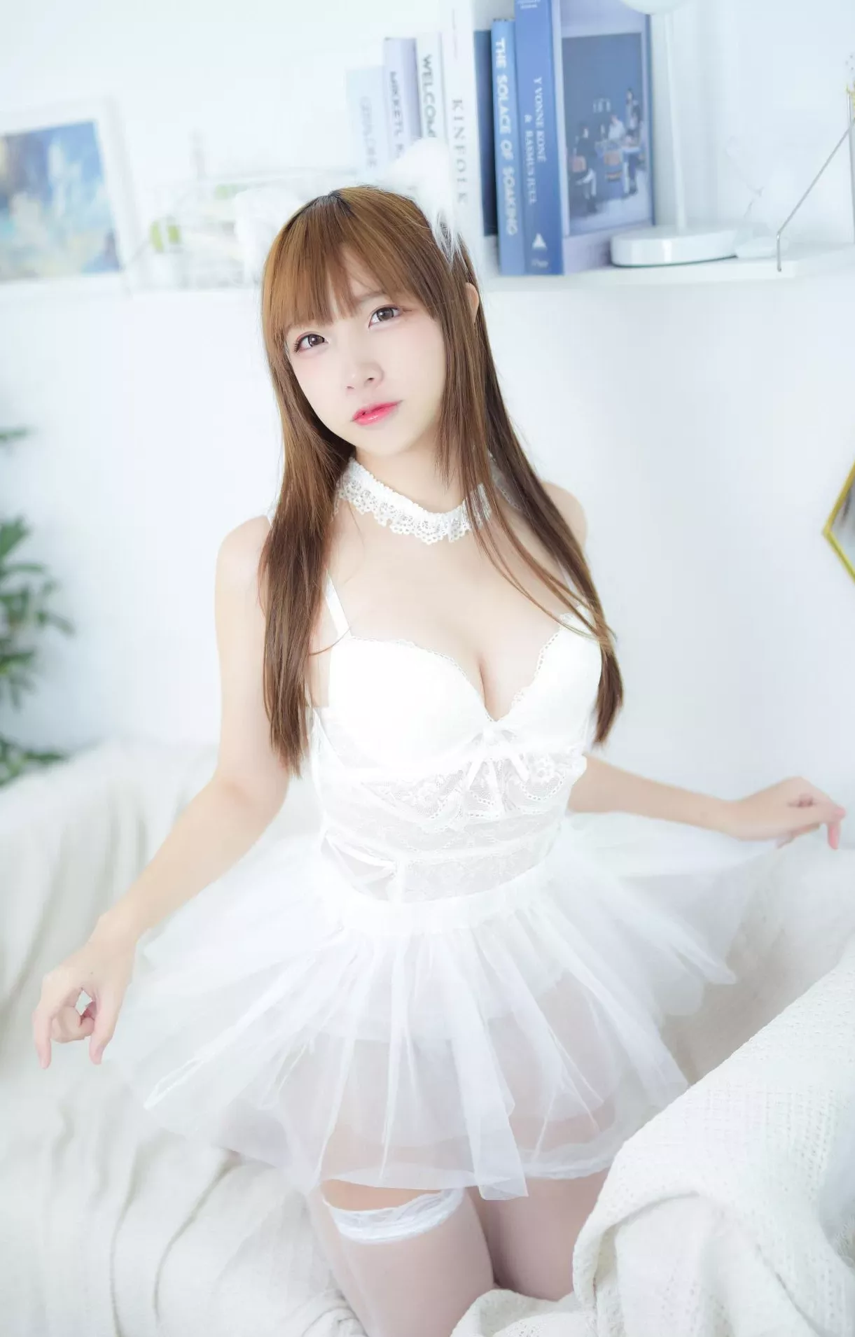 佳人cosplay 二佐Nisa 白婚纱