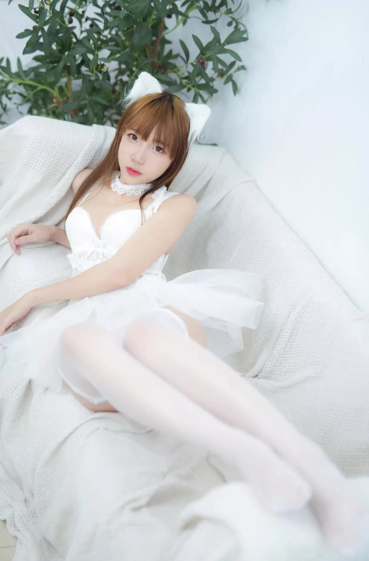 佳人cosplay 二佐Nisa 白婚纱
