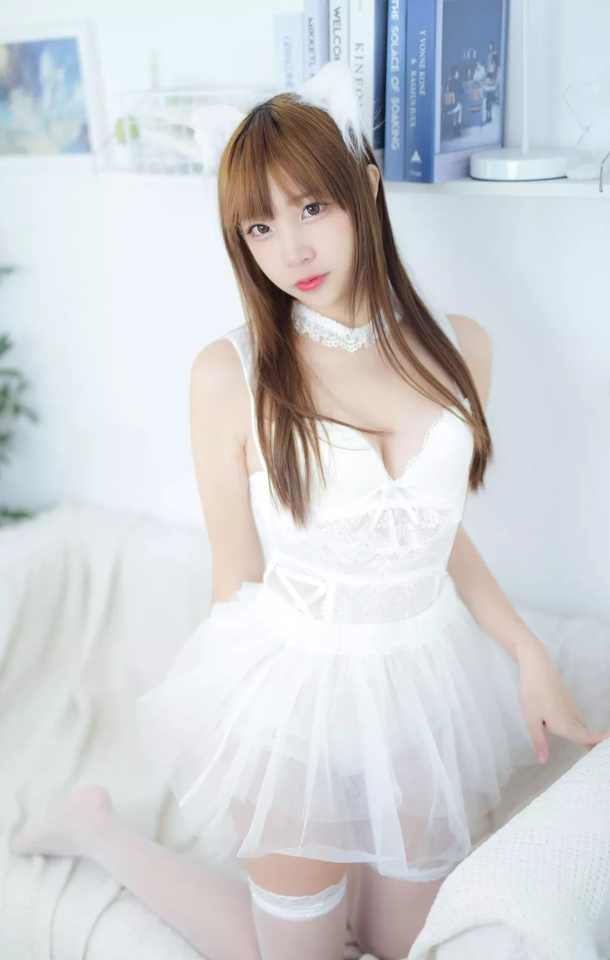 佳人cosplay 二佐Nisa 白婚纱