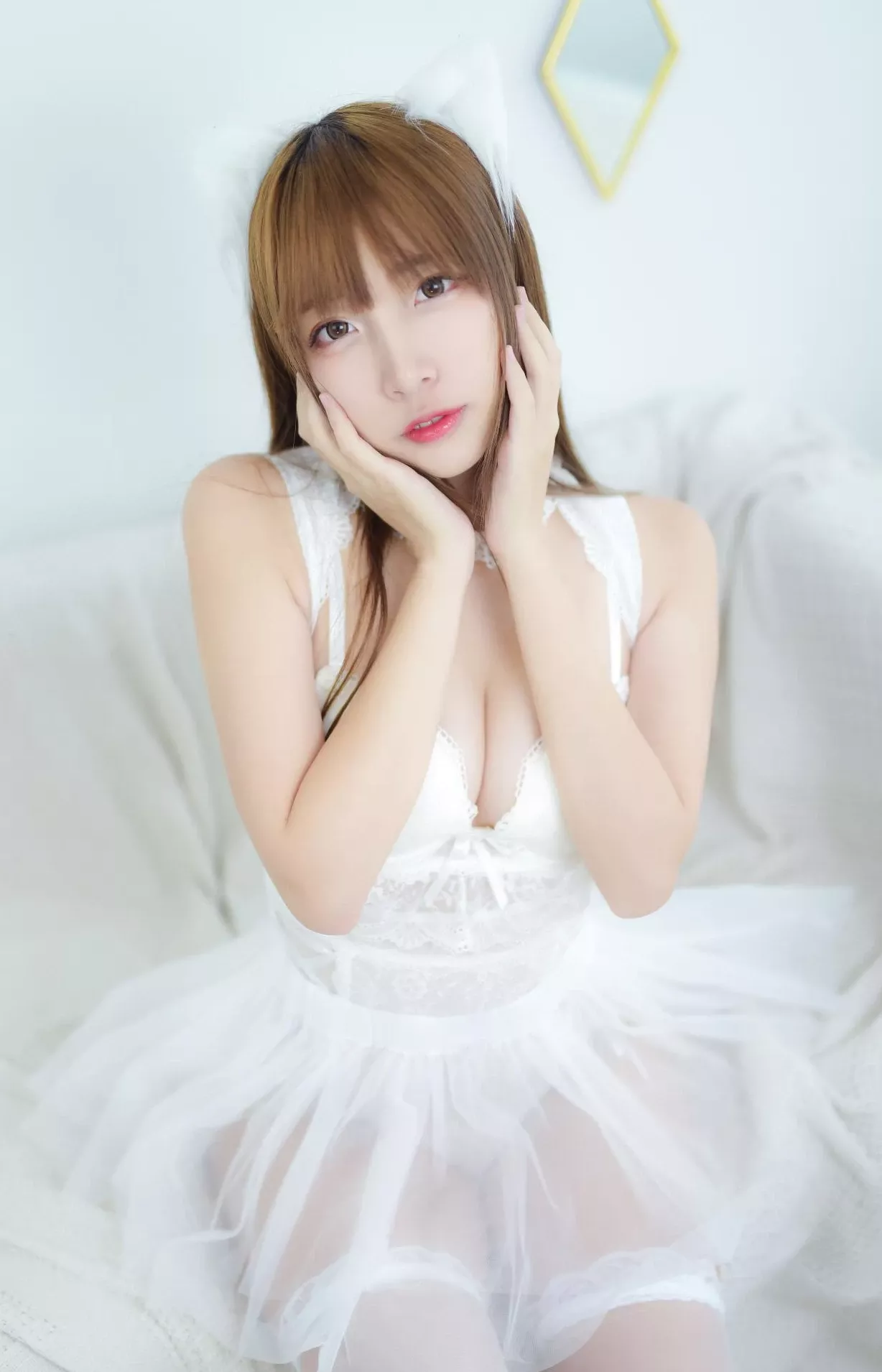 佳人cosplay 二佐Nisa 白婚纱