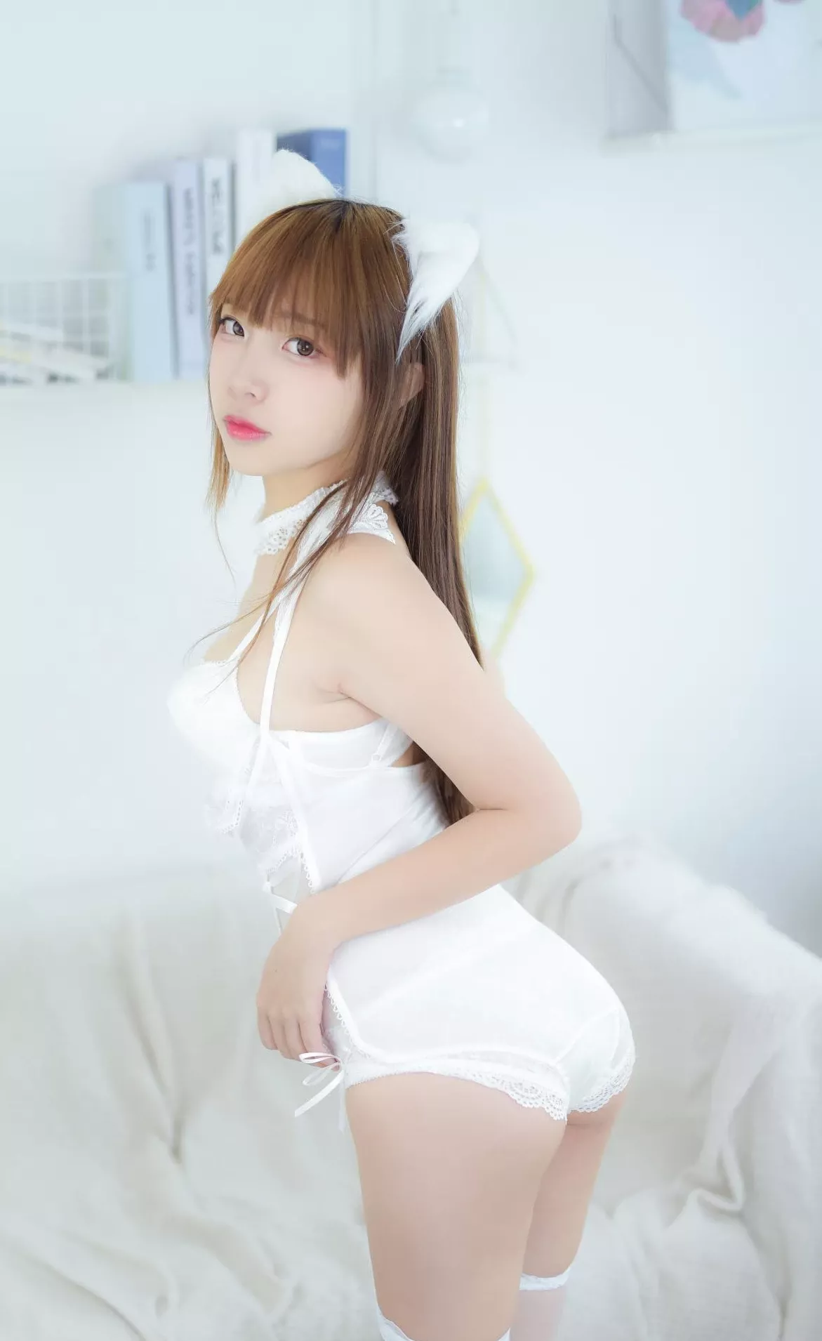 佳人cosplay 二佐Nisa 白婚纱
