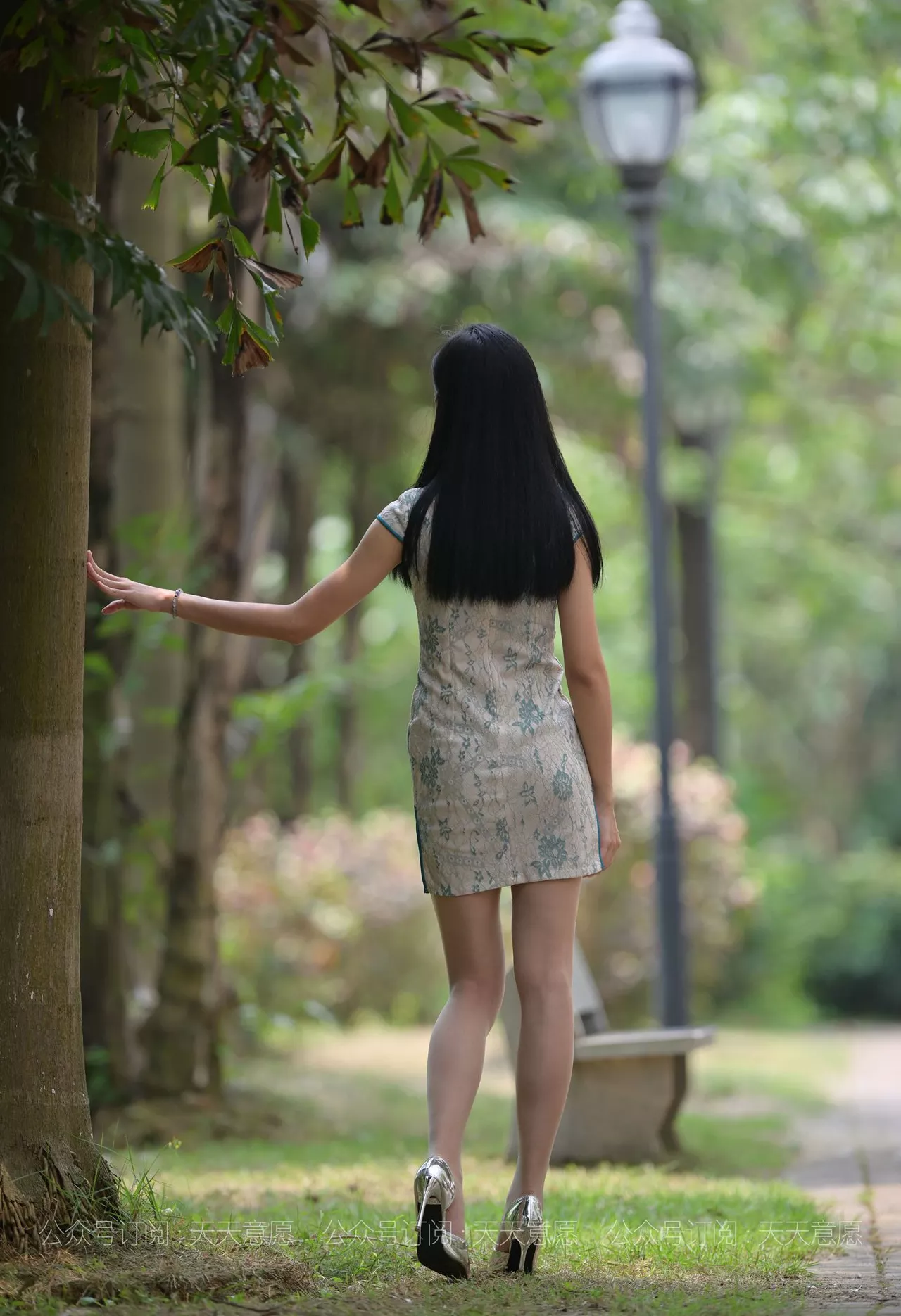 【62P】 210505 树荫下的旗袍美人宁宁 【异思趣向iess】 耽丝