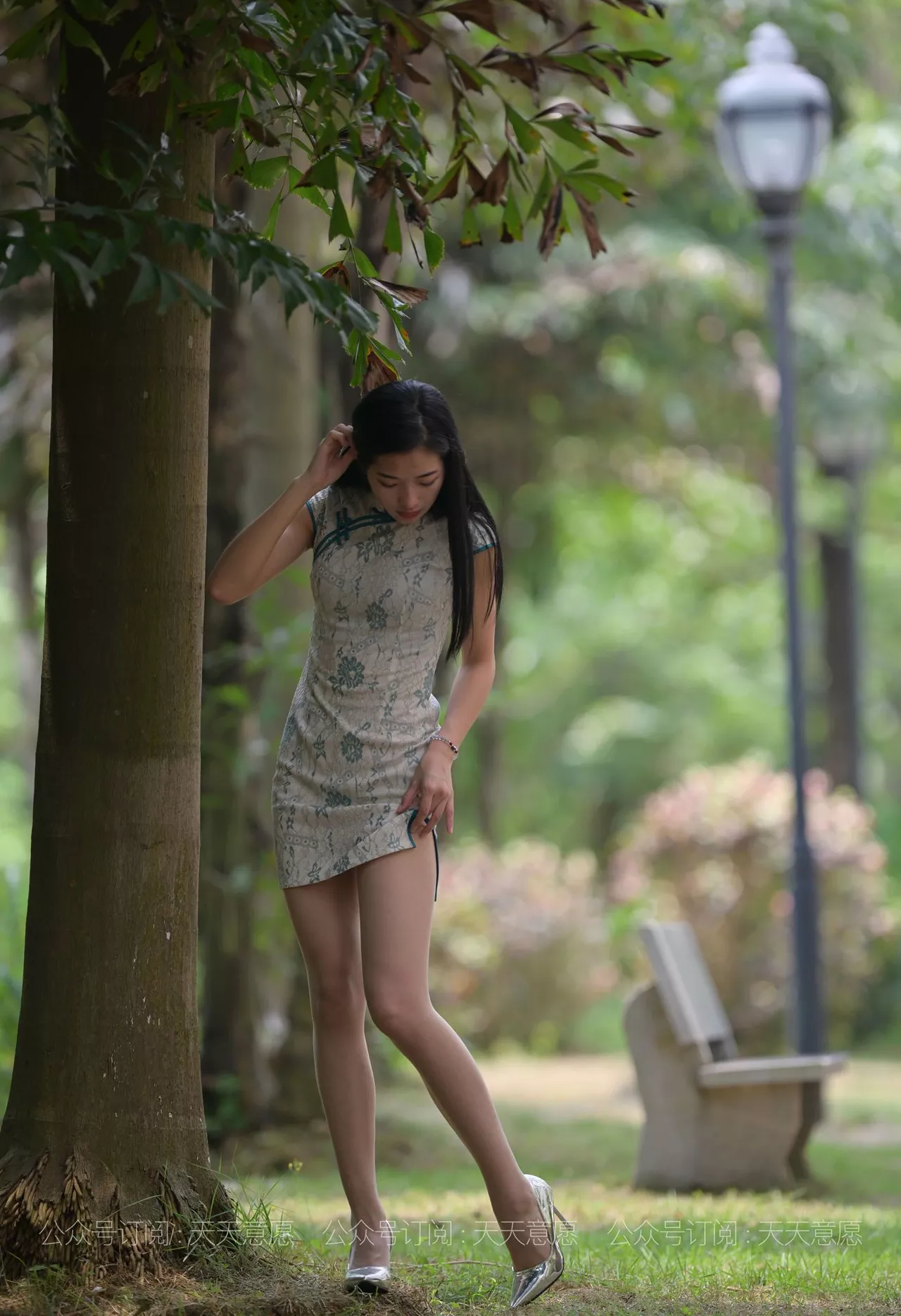 【62P】 210505 树荫下的旗袍美人宁宁 【异思趣向iess】 耽丝