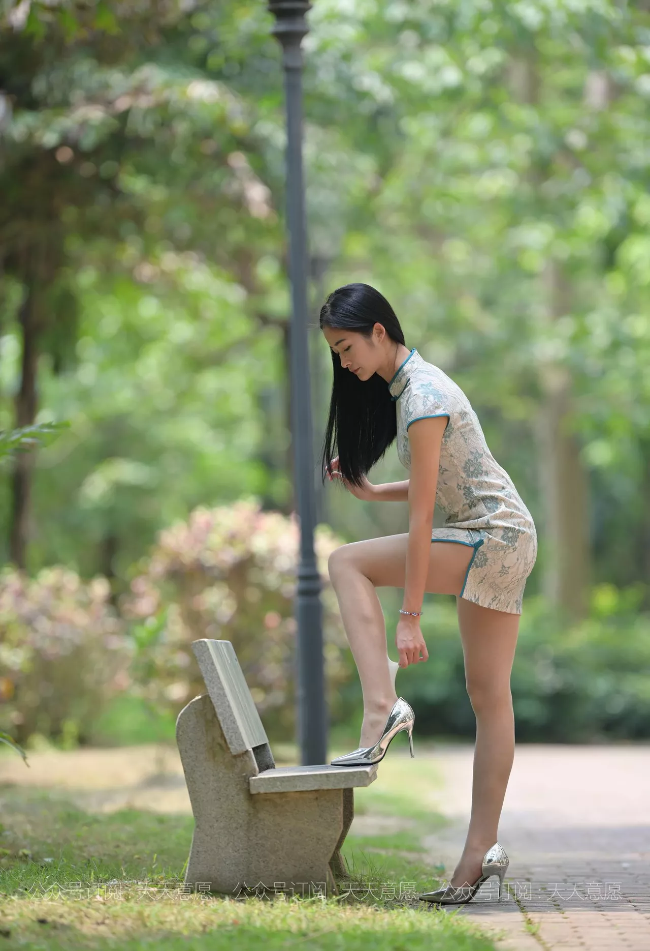 【62P】 210505 树荫下的旗袍美人宁宁 【异思趣向iess】 耽丝