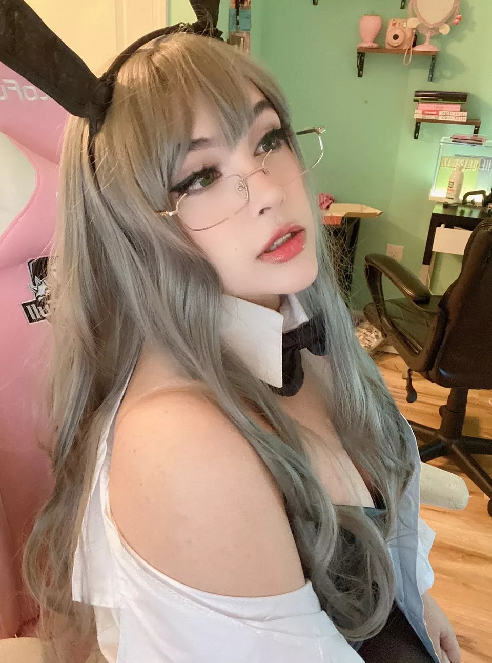 月14 日） 【cosplay】 年11 科学怪人�C 美人cosplay 兔子双叶（2021