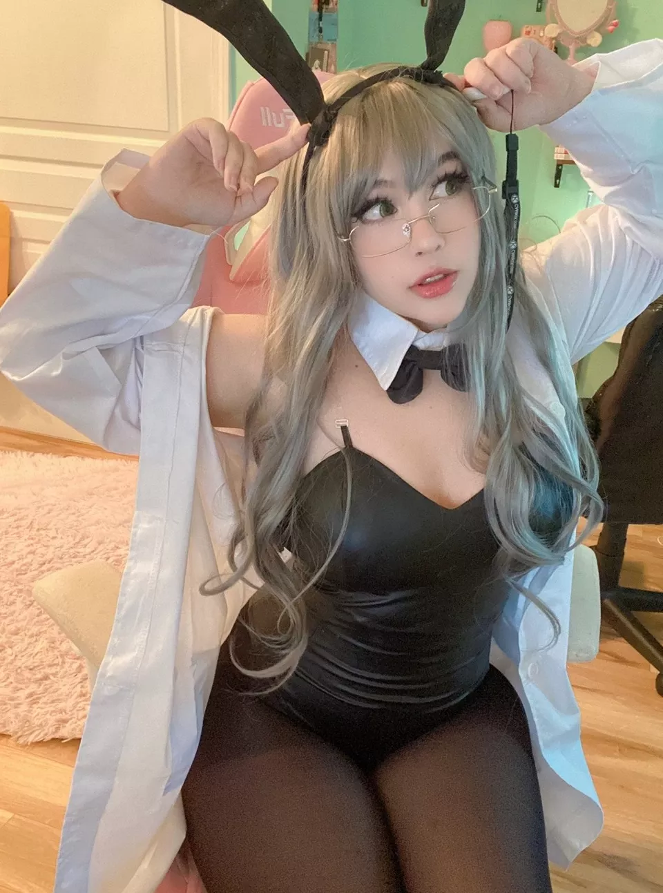 月14 日） 【cosplay】 年11 科学怪人�C 美人cosplay 兔子双叶（2021