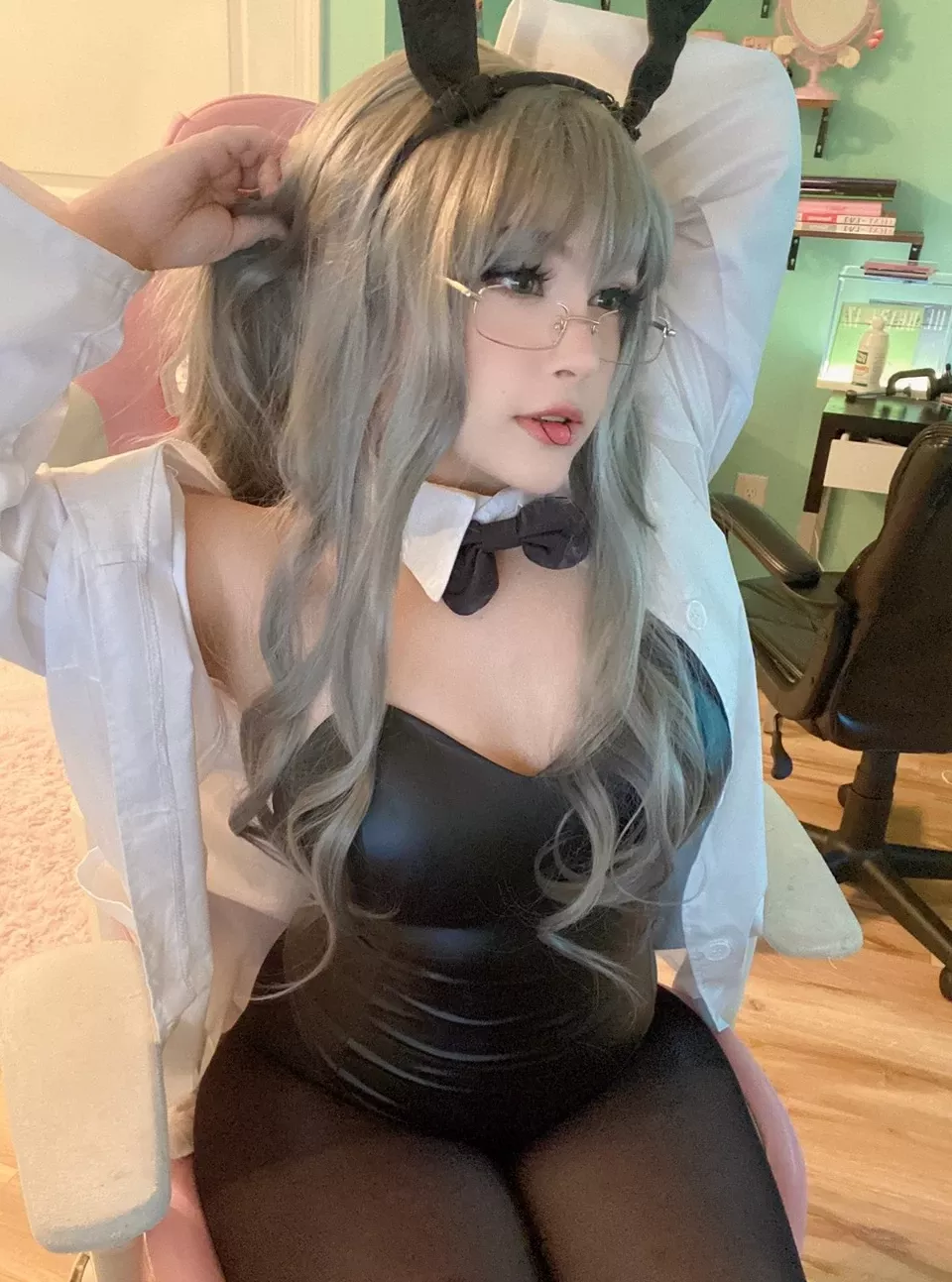 月14 日） 【cosplay】 年11 科学怪人�C 美人cosplay 兔子双叶（2021