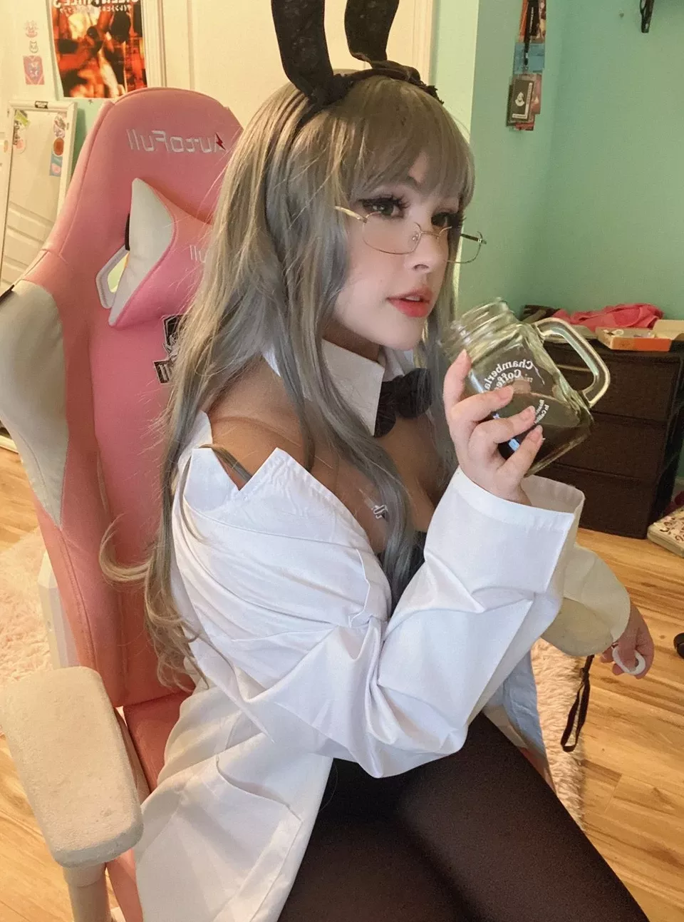 月14 日） 【cosplay】 年11 科学怪人�C 美人cosplay 兔子双叶（2021