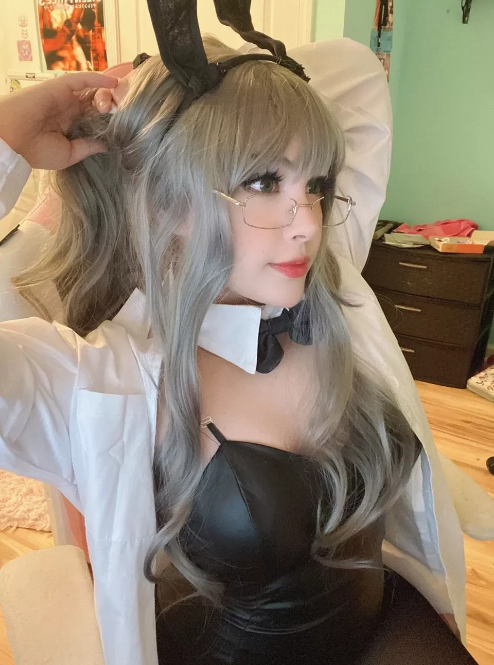 月14 日） 【cosplay】 年11 科学怪人�C 美人cosplay 兔子双叶（2021