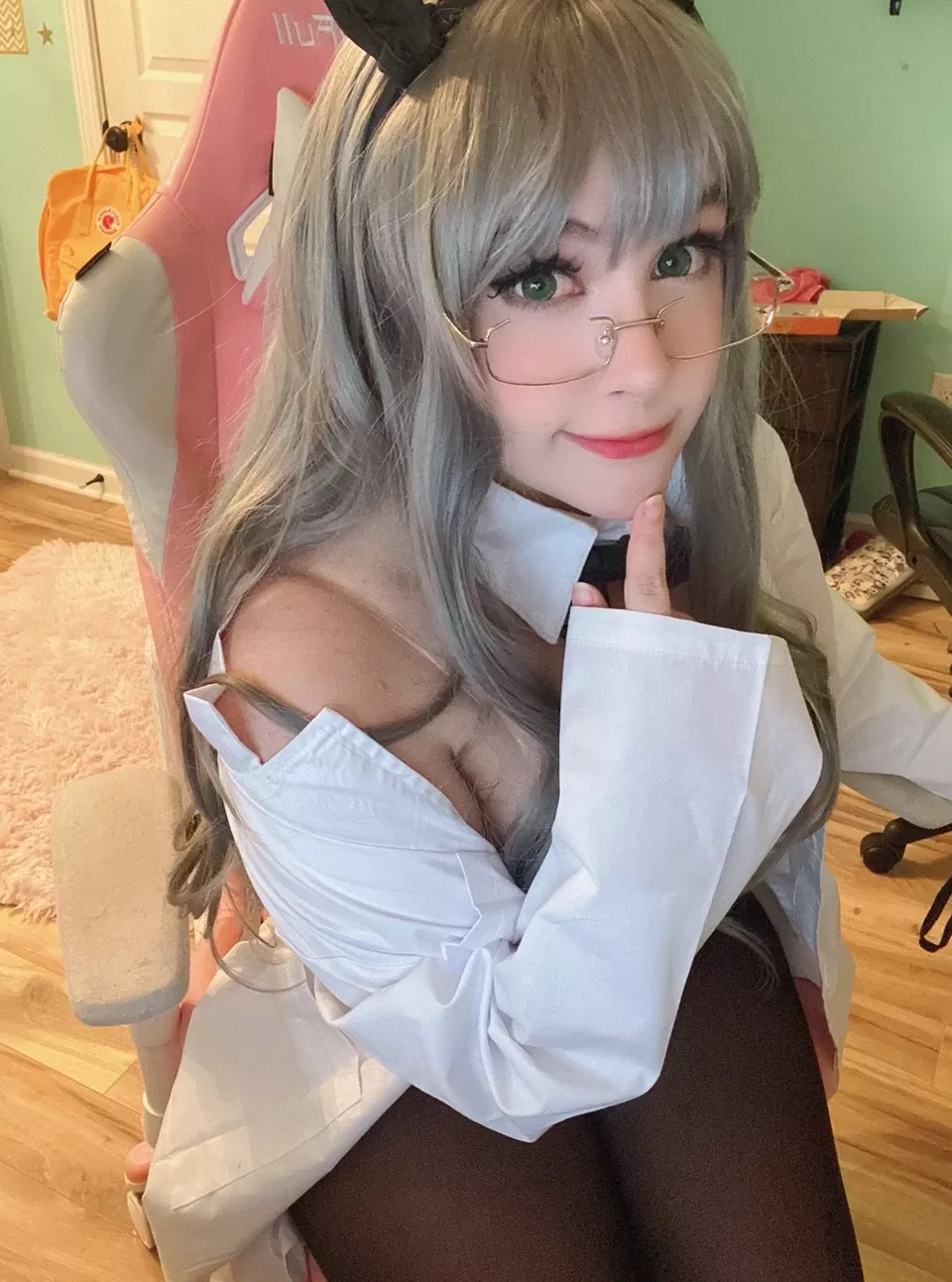 月14 日） 【cosplay】 年11 科学怪人�C 美人cosplay 兔子双叶（2021