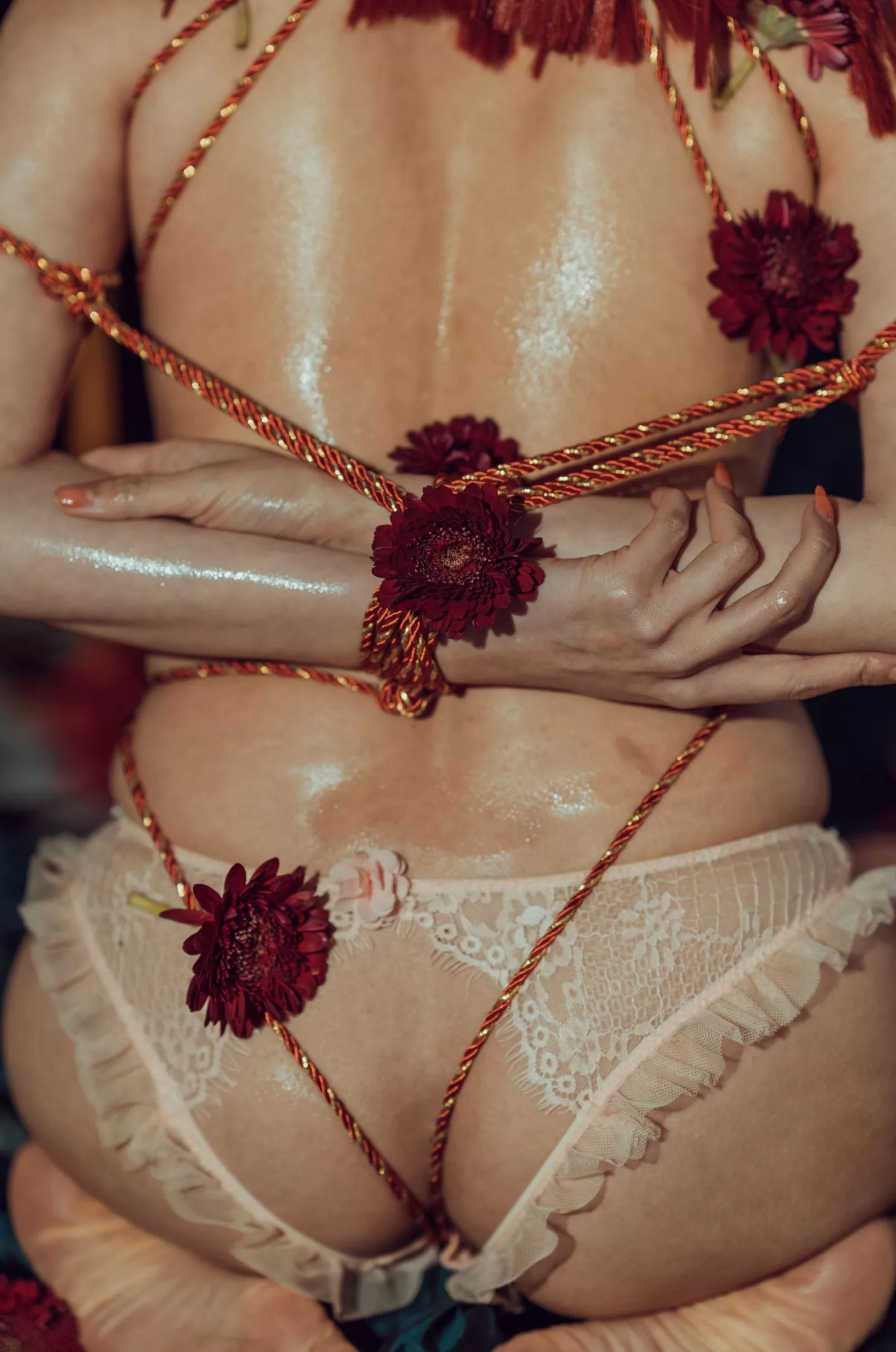 仙女丧志 未归类风骚摄影  秋和柯基《和服》