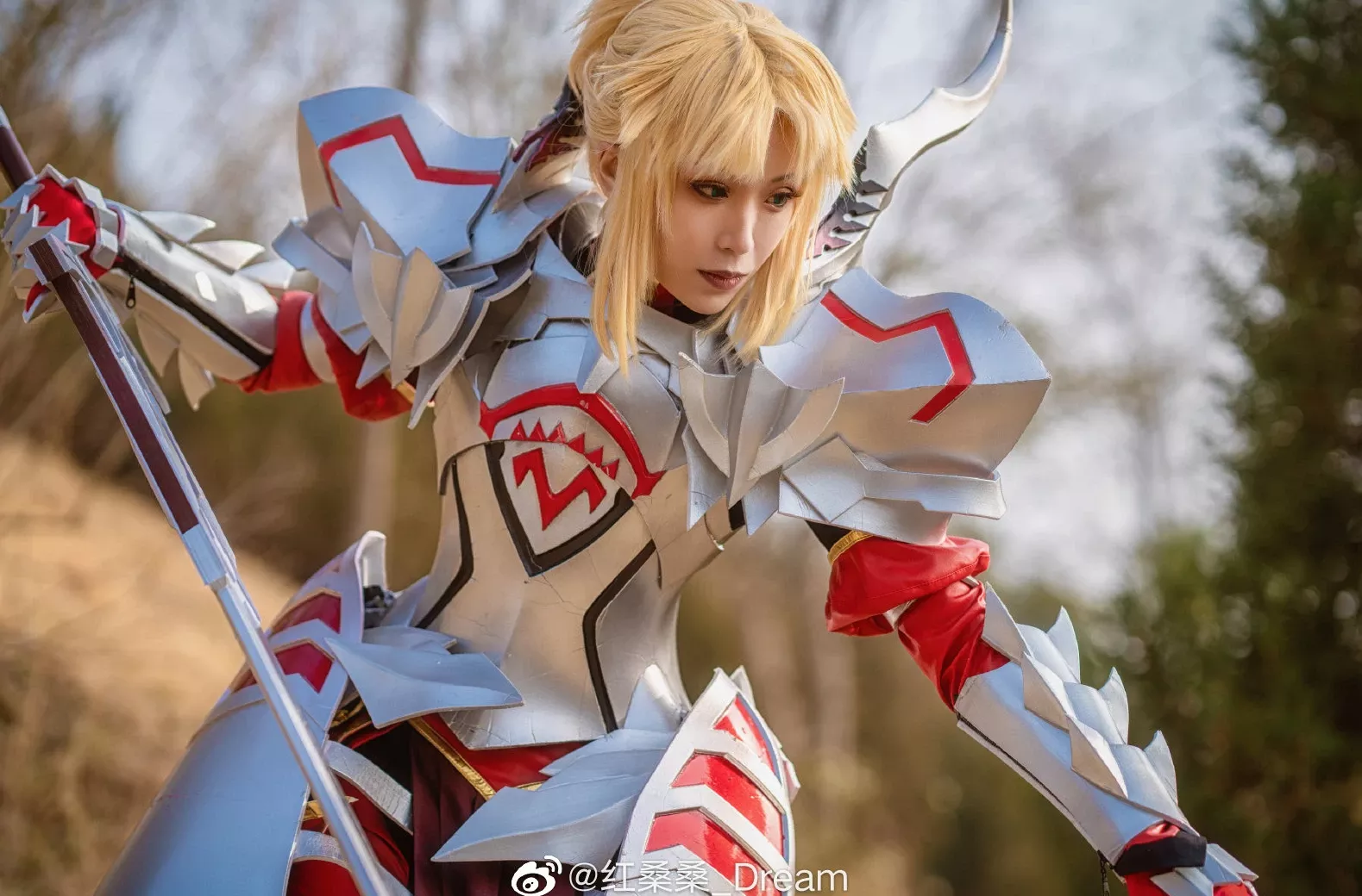 莫德雷德 FateGrand 红桑桑_Dream Order 美女cosplay (9P)