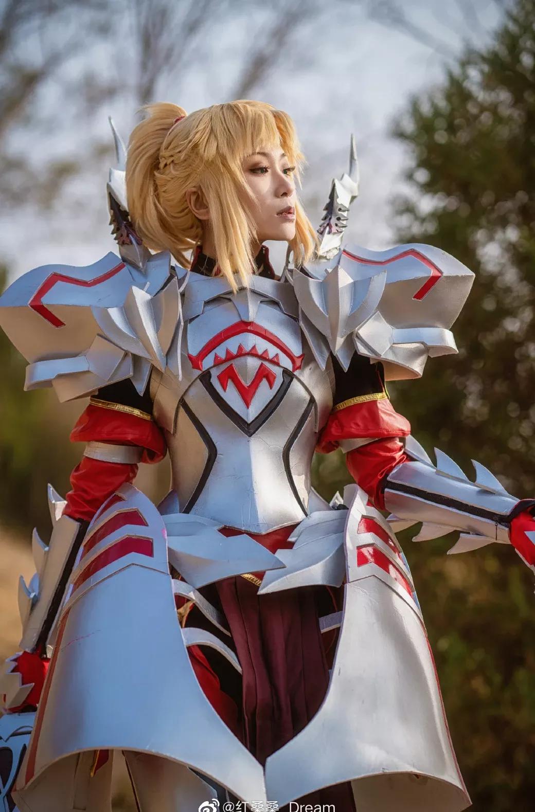 莫德雷德 FateGrand 红桑桑_Dream Order 美女cosplay (9P)