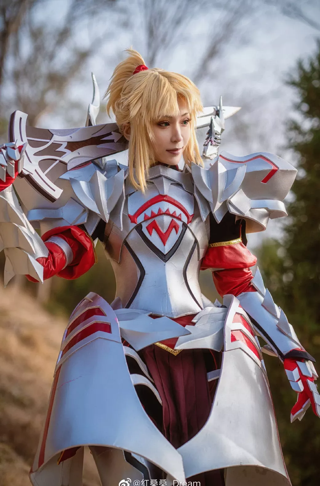 莫德雷德 FateGrand 红桑桑_Dream Order 美女cosplay (9P)