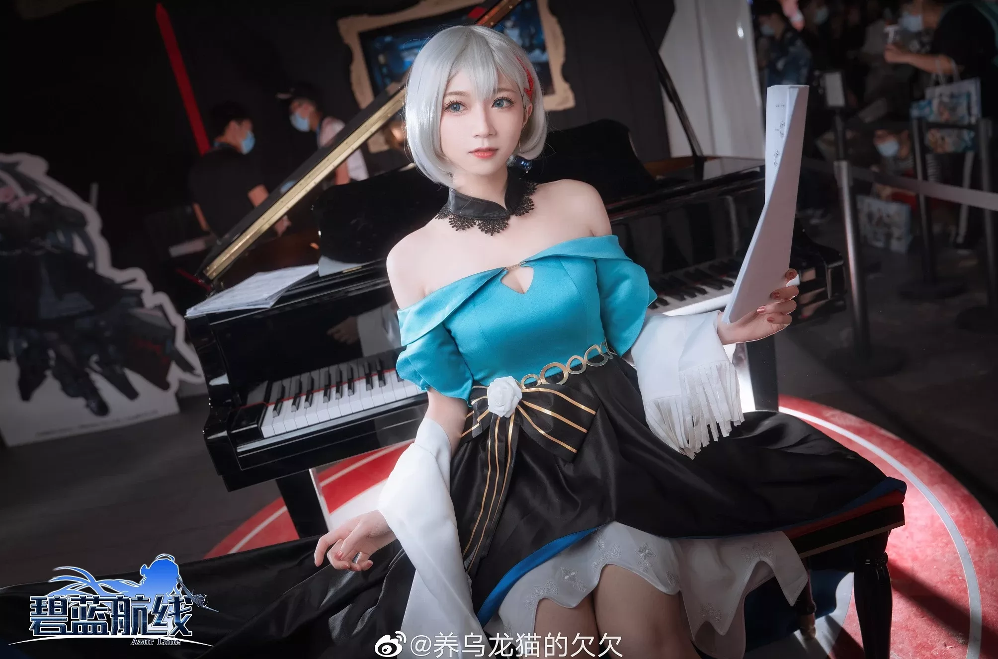 养乌龙猫的欠欠 (礼服) (9P) 斯佩伯爵 女神cosplay 碧蓝航线