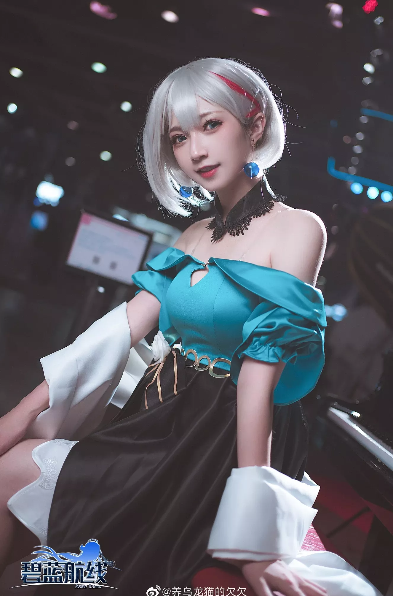 养乌龙猫的欠欠 (礼服) (9P) 斯佩伯爵 女神cosplay 碧蓝航线