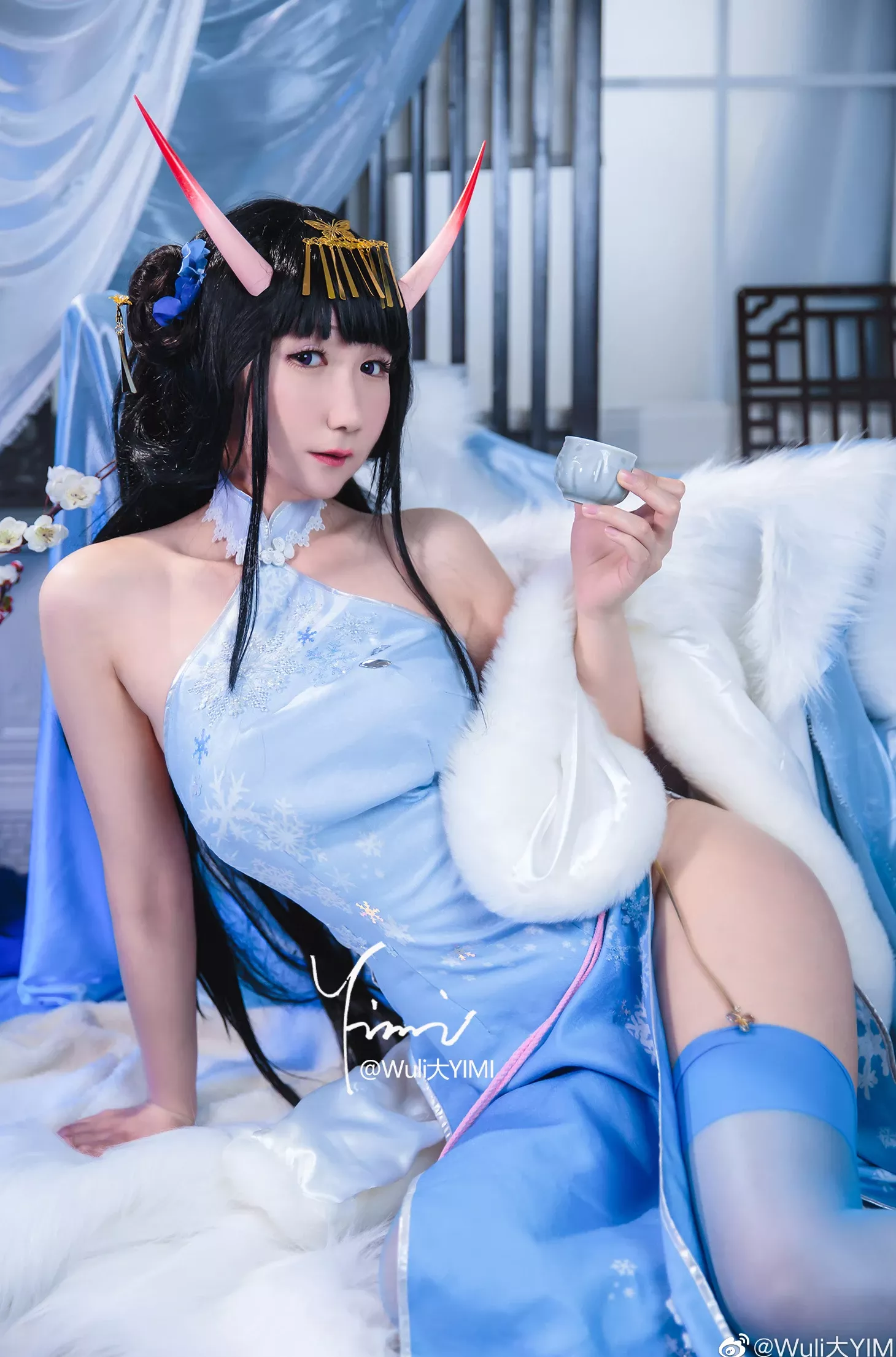 Wuli大YIMI (9P) 能代貅「冬雪沁香」 美女cosplay 碧蓝航线